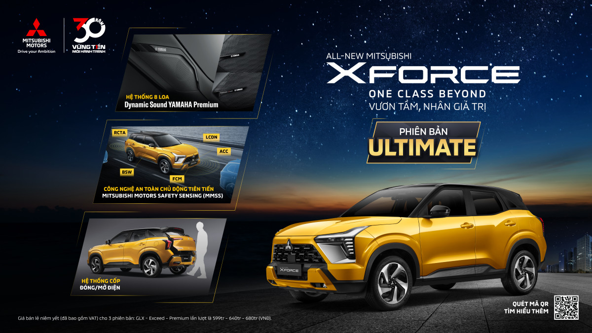 Mitsubishi XFORCE Ultimate chot gia tu 705 trieu dong tai Viet Nam-Hinh-3