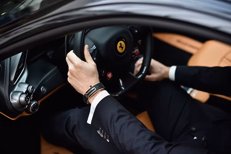 Ngoài việc sử dụng các vật liệu hiếm, sang trọng và đắt giá nhất Thế giới: bạch kim, titan, sợi carbon, vàng hồng, kim cương... hãng trang sức này còn "thửa riêng" cho những đại gia chiếc vòng khoá siêu xe Senturion "hàng khủng" những vật liệu "đỉnh nhất" như việc đính thiên thạch với niên đại ước tính 4 tỷ năm - cao hơn cả tuổi của Trái Đất.