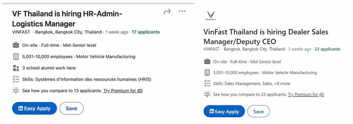 VinFast Viet Nam ruc rich ra mat loat oto dien tai thi truong Thai Lan-Hinh-2