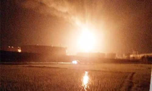 Thuc hu thong tin chay lon tai nha may loc hoa dau Nghi Son