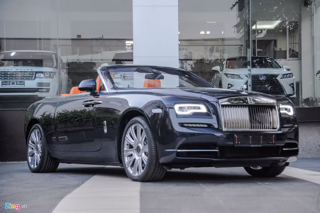 Sieu xe sang Rolls-Royce Dawn hon 30 ty tai Hai Phong