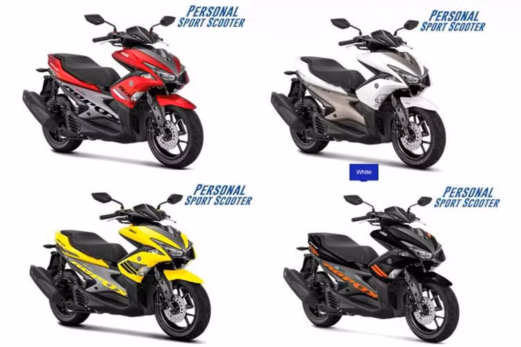 Mức giá bán khởi điểm dành cho hai phiên bản màu mới này bắt đầu từ 24.550.000 IDR (gần 43 triệu đồng). Ở thời điểm mới ra, mẫu xe Yamaha Aerox 155 mới bản thường ddược hãng xe máy Yamaha tại Indonesia bán với giá chỉ khoảng 36,5 triệu đồng.