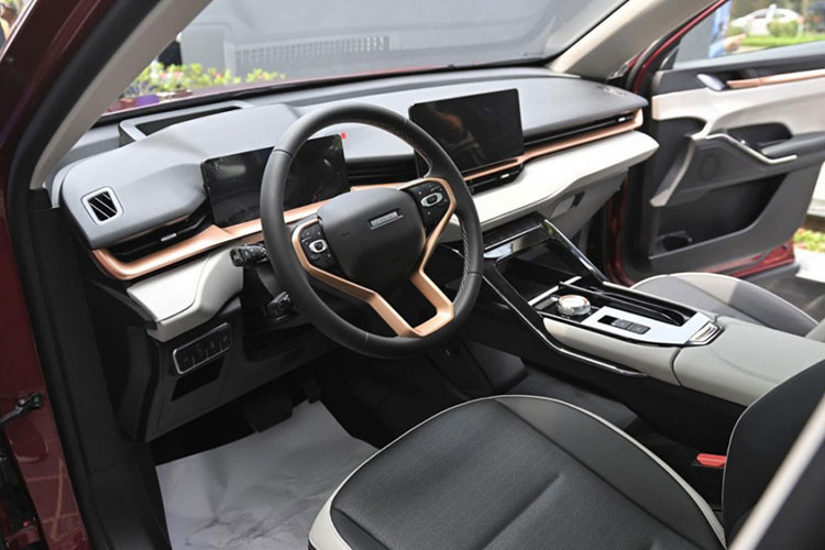 Với kích thước dài x rộng x cao lần lượt là 4.683x1.886x1.730 (mm), chiều dài cơ sở 2.738 mm Haval H6 HEV có vẻ ngoài uy mãnh, kích thước rộng lớn. Haval H6 tại Việt Nam được nhập khẩu Thái Lan với một tùy chọn phiên bản HEV duy nhất cùng giá bán 1,096 tỷ đồng. 