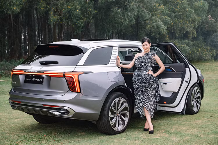 Về ngoại hình, phần mũi xe trông cao và rộng đi cùng lưới tản nhiệt khép kín, kiểu cách thác nước chảy, và logo cờ đỏ ngay trung tâm. Hai đèn pha của xe mang dáng vẻ mỏng sắc, trong khi phía dưới là dải đèn chạy ban ngày nằm dọc. Đèn hậu xe kiểu thanh dài hết chiều ngang đang phổ biến hiện tại. Hai đầu của đèn hậu được hoàn thiện theo hình chữ Y với tấm cản va sau mạ crôm và một bộ khuếch tán gió...