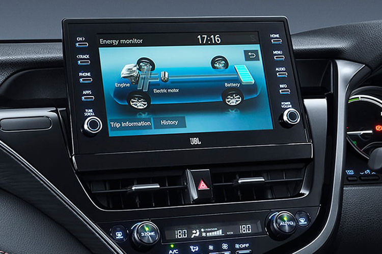 Điểm đáng chú ý tiếp theo của Toyota Camry Hybrid 2022 tại thị trường Indonesia chính là hệ thống an toàn chủ động Toyota Safety Sense 2.0 mới, thay cho loại 1.0 cũ.