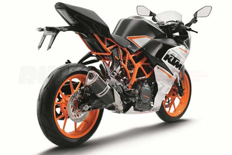 Sức mạnh của xe đến từ khối động cơ xylanh đơn, dung tích 373cc, làm mát bằng dung dịch, sản sinh công suất 43 mã lực và mômen xoắn cực đại 35 Nm. Một điểm khá đặc biệt là yên sau của xe có thiết kế mô phỏng yên solo, giúp tăng tính thể thao của xe. Hiện tại giá xe KTM RC 390 đang được niêm yết ở mức 149 triệu đồng. 