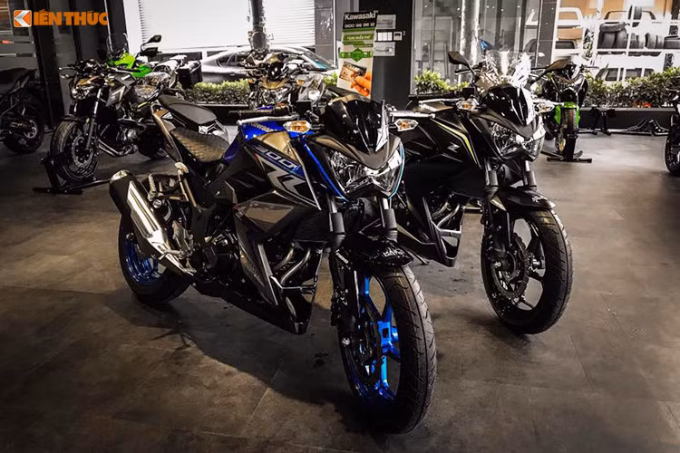 Động cơ của mẫu xe này cũng là loại xylanh đôi, dung tích 296 cc, làm mát bằng dung dịch, đi kèm là hộp số 6 cấp, sản sinh công suất 39 mã lực và mômen xoắn cực đại 27 Nm. Hiện tại, giá xe Kawasaki Z300 do Kawasaki tại Việt Nam phân phối chính hãng ở mức 139 triệu đồng.