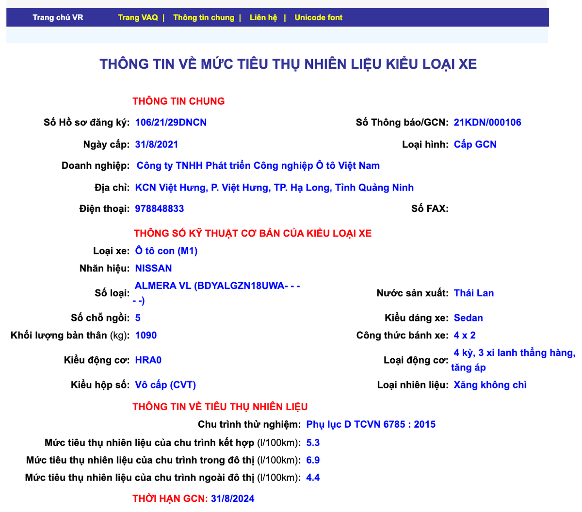 Nissan Almera bi dinh chi dan nhan nang luong... do loi danh may?