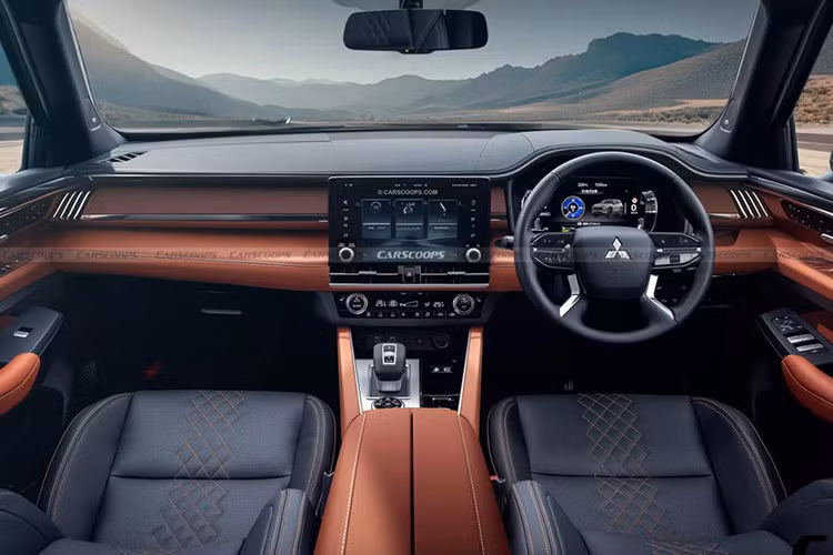 Khoang cabin của Mitsubishi Outlander hiện tại đã tạo được ấn tượng tốt trên các phiên bản cao cấp, vì vậy Pajero 2027 cũng có tiềm năng được “nâng hạng” nội thất. Theo nghiên cứu của Carscoops, Mitsubishi Pajero 2027 sẽ được kết hợp phong cách mạnh mẽ từ ngoại hình với các trang bị sang trọng và công nghệ tiên tiến.