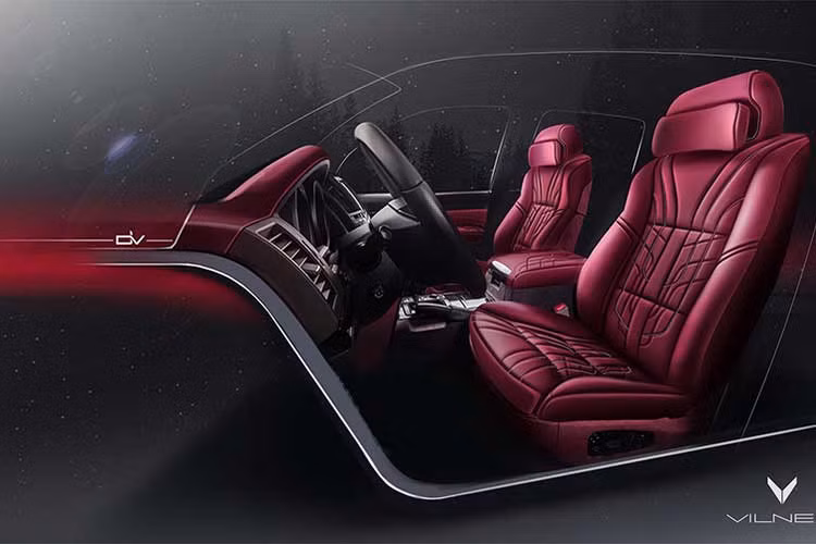 Lấy cảm hứng từ chiếc siêu xe Porsche 930 Targa, Vilner đã sử dụng tông màu đỏ rượu rất Giáng sinh cho dự án Toyota Land Cruiser J200 này.