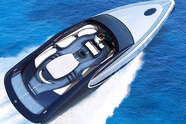 Dựa vào những hình ảnh thiết kế, có thể dễ dàng nhận thấy Bugatti Niniette 66 được thiết kế phần boong tàu với dàn ghế salon rộng rãi và chắc chắn nhà thiết kế Palmer Johnson sẽ không quên những vật liệu cao cấp cho chiếc du thuyền này như da thuộc, nhôm, sợi carbon hay kể cả là đá cẩm thạch.....