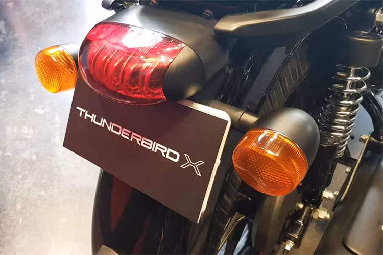 Hệ thống phanh phía trước với một bộ kẹp thủy lực hai piston, phanh đĩa đường kính 280 mm. Phanh đĩa sau đường kính 240 mm với kẹp phanh 1 piston. Thunderbird X mới không được trang bị hệ thống ABS. Phuộc ống lồng phía trước đường kính 41 mm và bộ giảm xóc đôi ở phía sau.