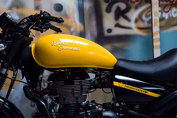 Thunderbird X 2018 được thiết kế yên liền với chiều cao 800 mm do với mặt đất, sơn xe được phối hai màu cùng cụm ống xả sơn đen mờ. Bình xăng của xe vẫn mang phong cách của phiên bản trước đây nhưng dung tích đã tăng lên 20 lít, trọng lượng khô đạt khoảng 197 kg.