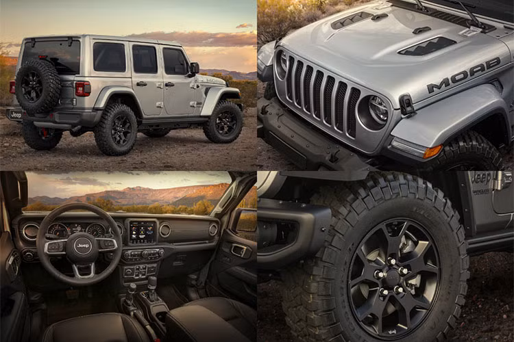 Mức giá bán Jeep Moad Edition 2018 vẫn chưa được công bố nhưng một bản hướng dẫn đặt hàng đã bị rò rỉ hồi đầu tháng này đã hé lộ cái giá bổ sung thêm 10.905 USD lên cái giá tiêu chuẩn của mẫu Wrangler Sahara 2018 4 cửa, nâng mức giá lên 51.200 USD (khoảng 1,19 tỷ đồng) trước các tùy chọn phụ.