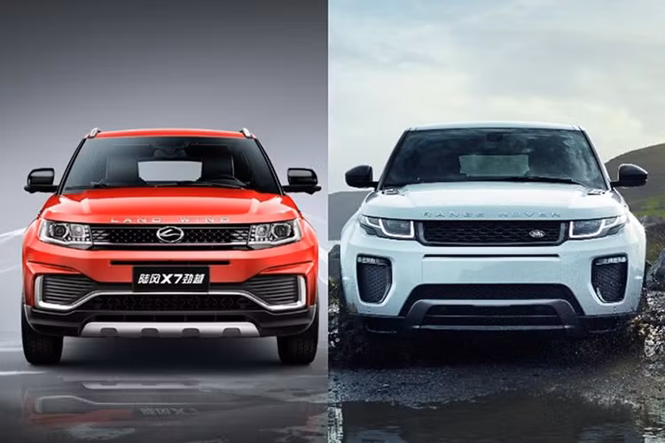 Một luật sư Bắc Kinh đã có ý định nói: "Không có thông tin chi tiết, thật khó để đánh giá liệu Jiangling có sao chép thiết kế của Evoque hay không". Tuy nhiên, Landwind X7 nhái này cũng đã phải ngừng sản xuất theo yêu cầu pháp lý.