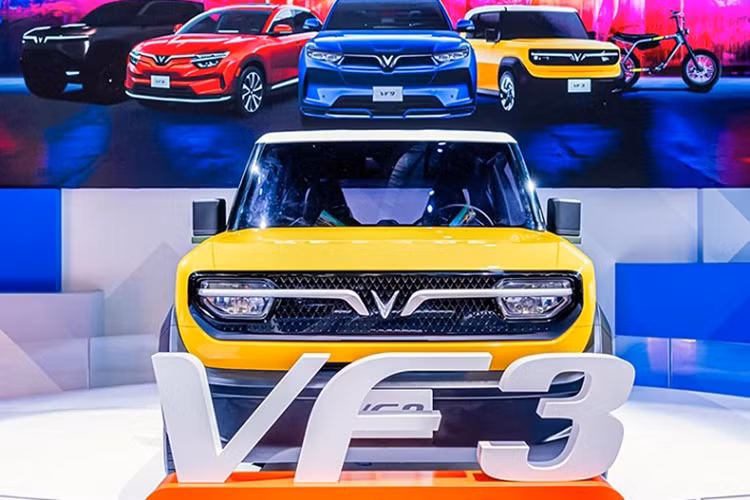 Chi phi lan banh VinFast VF3 gia re tai Viet Nam het bao nhieu?
