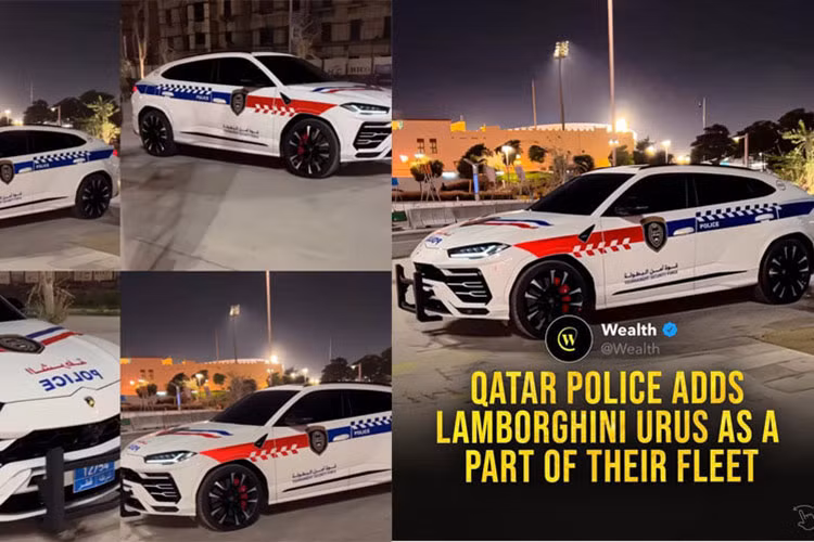 Không có gì ngạc nhiên khi siêu xe đắt tiền như Lamborghini Urus phục vụ cảnh sát Qatar. Chiếc siêu xe này mới được bổ sung vào dàn xe cảnh sát nước này cách đây không lâu.