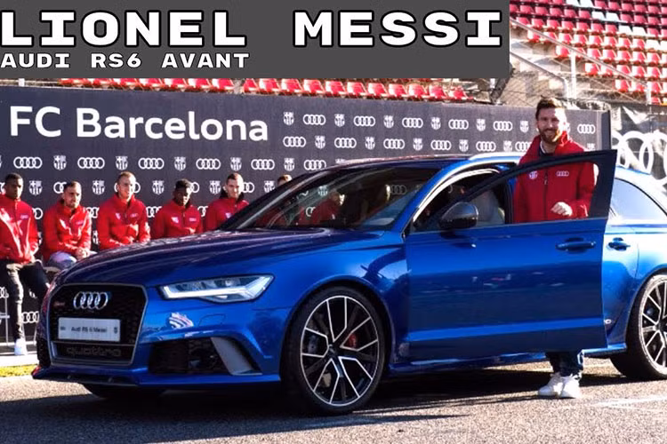 Vào năm 2017, khi còn thi đấu ở Barcelona, Messi và các đồng đội được phép chọn một chiếc xe bất kì đến từ thương hiệu Audi. Những chiếc xe này sẽ được các cầu thủ sử dụng để di chuyển từ nhà đến sân tập hàng ngày trong vòng 1 năm.