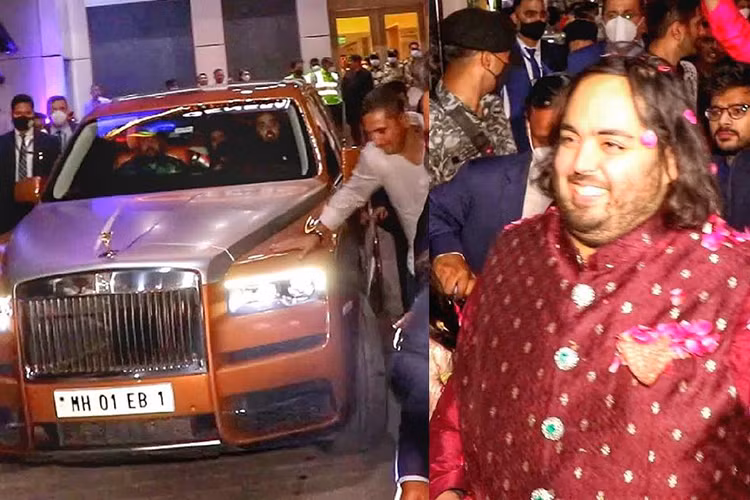 Đoàn xe 20 chiếc hộ tống con trai tỷ phú Ấn Độ bao gồm Cadillac Escalades, GMC Yukon Denalis, Chevrolet Suburbans và thậm chí cả xe cứu thương, để đảm bảo an toàn và bảo vệ cặp đôi mới cưới này.