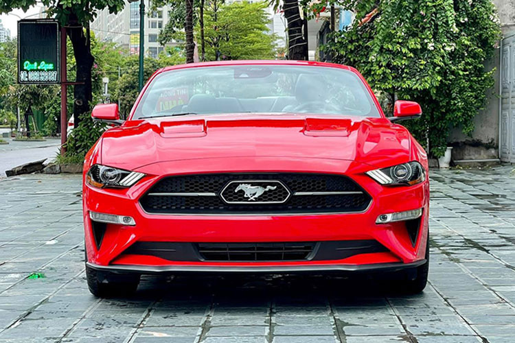 Mustang Convertible 2021 trong bài được trang bị động cơ EcoBoost 2.3L, công suất 310 mã lực, mô-men xoắn 475 Nm và hộp số SelectShift 10 cấp. Bên cạnh đó, Ford còn cung cấp tùy chọn động cơ V8 5.0L hoặc động cơ siêu nạp V8 5.2L trên phiên bản Shelby GT500.