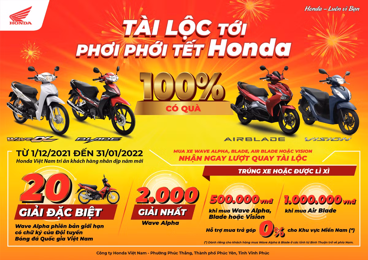 Dung dau thi truong xe may 2021, Honda van tung uu dai khung-Hinh-2