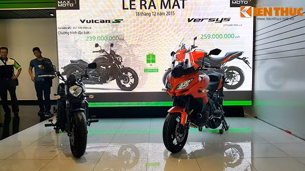 Kawasaki Viet Nam chinh thuc ra mat Versys 650 va Vulcan S