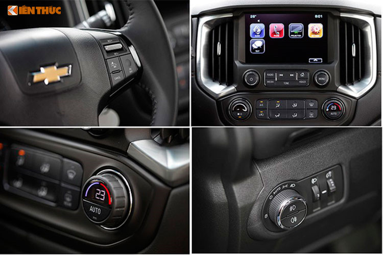 Những tính năng an toàn tiêu chuẩn khác trên các phiên bản LTZ của Trailblazer mới bao gồm hệ thống kiểm soát lực kéo (TCS), chống bó cứng phanh (ABS), phân bố lực phanh điện tử (EBD), cân bằng điện tử (ESC), hỗ trợ xuống dốc (HDC), hỗ trợ khởi hành ngang dốc (HSA), cảnh báo áp suất lốp (TPMS), hỗ trợ đỗ xe...