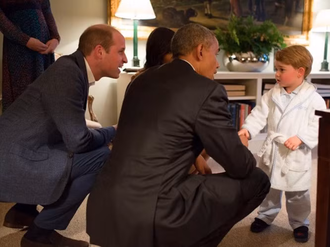 Những hình ảnh siêu dễ thương của Hoàng tử George - Hình 14 Nhung hinh anh sieu de thuong cua Hoang tu George-Hinh-14