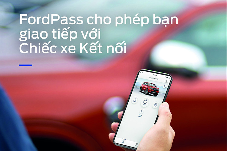 Ford gioi thieu ung dung FordPass, co the kiem soat oto tu xa