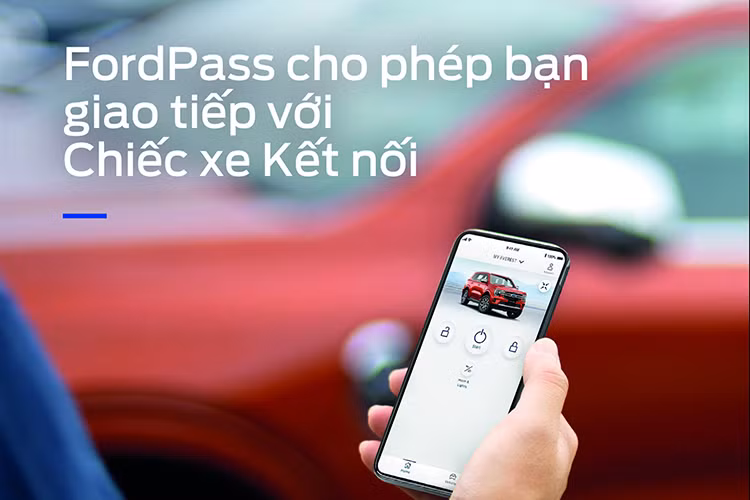 Ford gioi thieu ung dung FordPass, co the kiem soat oto tu xa
