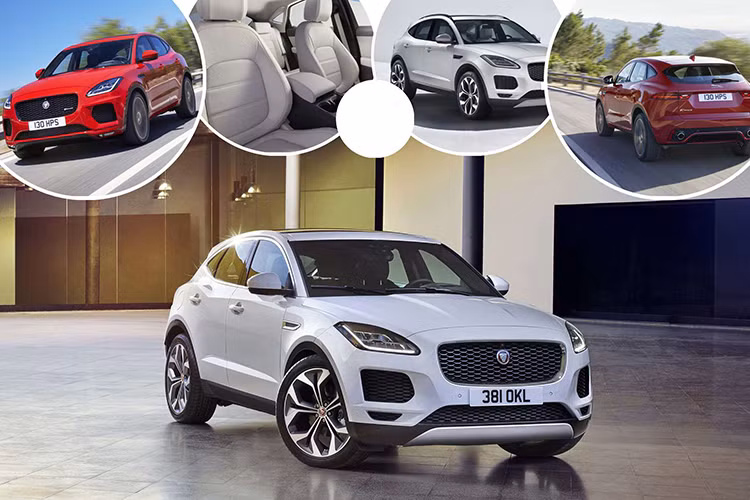 Phiên bản cao cấp nhất là E-Pace First Edition với động cơ diesel D180 (80.952 USD) hoặc động cơ xăng P250 (84.370 USD). Phiên bản đặc biệt này được trang bị la-zăng hợp kim 20 inch 6 chấu tách biệt, bộ ngoại thất màu đen, cửa sổ trời toàn cảnh cố định, đèn chiếu sáng cabin, nội thất da Windsor, màn hình HUD và khóa chủ động của Jaguar Land Rover.