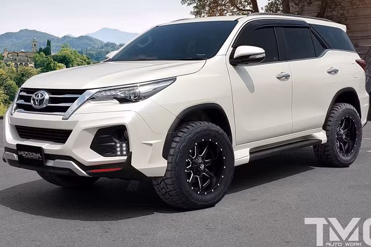 Hiện hãng Ter Studio vẫn chưa công bố giá bán của bộ body kit Vazooma-X dành cho Toyota Fortuner thế hệ mới tuy nhiên, theo nhiều nguồn tin cho biết chắc chắn nó sẽ có mức giá rẻ để cạnh tranh với đối thù. Hiện trên trang Love Bodykits tại Thái Lan đang rao bán bộ bodykit này với giá 24.000 Baht (tương đương 15,69 triệu đồng). 
