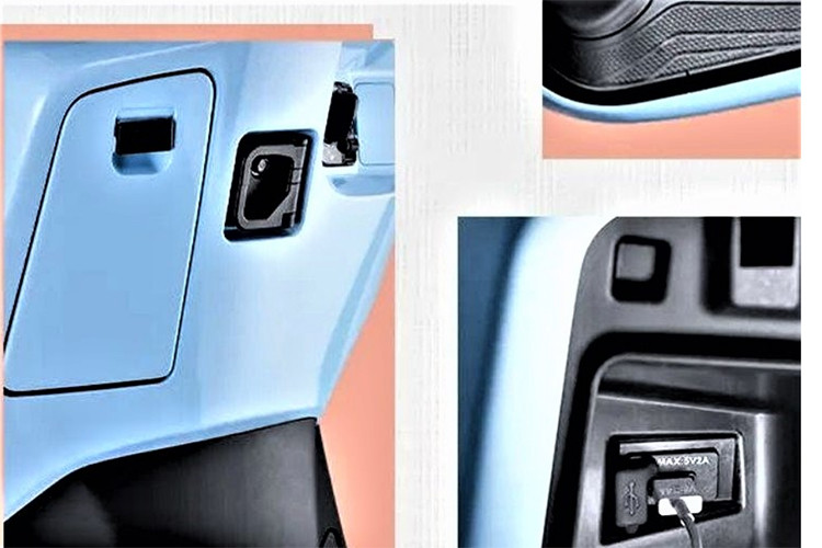 Honda NS125LA cũng được trang bị bảng đồng hồ kỹ thuật số, cổng sạc Usb ẩn trong hộp đựng đồ phía trước, hộc đồ chính 20 lít bố trí dưới yên xe có thể chứa vừa một mũ bảo hiểm cỡ lớn. Mẫu xe này có hai tùy chọn chìa khóa thông minh smartkey hoặc chìa khóa cơ trên hai phiên bản khác nhau.