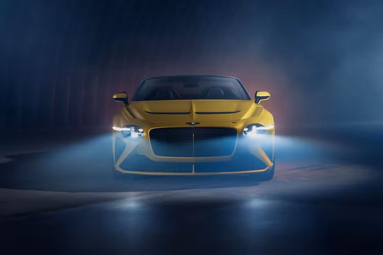 Bên cạnh đó, mặt calăng của xe mang lại cảm giác mạnh mẽ nhờ hai hốc gió ở dưới được mở rộng, nắp capô vẫn giữ nguyên thiết kế như mẫu EXP 100 GT Concept và vòm bánh xe thanh thoát hơn. Siêu xe Bentley Mulliner Bacalar được trang bị bộ lazăng 22 inch và trục sau rộng hơn khoảng 20 mm so với mẫu Continental GT.