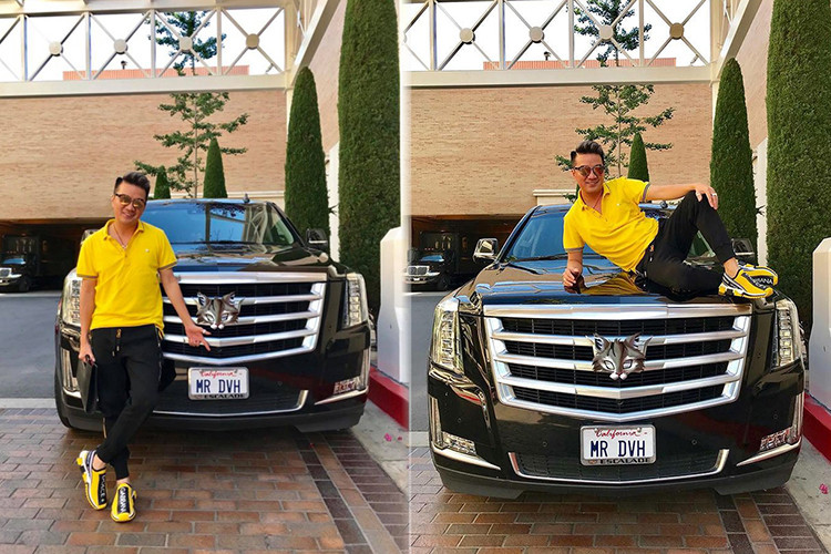 Ngoài MPV hạng sang Toyota Alphard 2019 mới mua sử dụng ở Việt Nam, anh chàng ca sỹ đình đám này còn sở hữu một chiếc SUV hạng sang Cadillac Escalade phiên bản cao cấp được dùng để sử dụng bên Mỹ. 