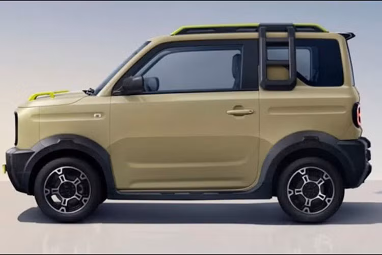 Về ngoại hình, xe điện mini Panda Knight 2024 của Trung Quốc áp dụng phong cách thiết kế của một chiếc SUV địa hình, giống với huyền thoại Ford Bronco với thân hình vuông vức. Xu hướng thiết kế này đang khá được ưa chuộng, trong đó có VinFast VF3.