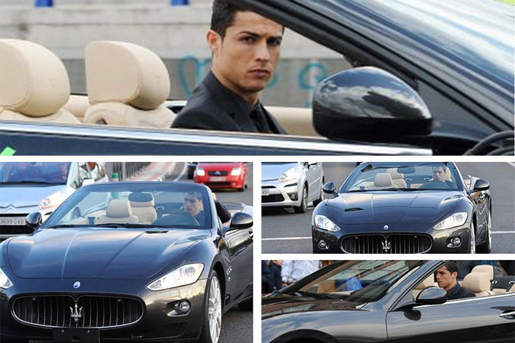 Không phải là siêu xe mạnh mẽ nhất trong danh sách những siêu xe mà ngôi sao người Bồ Đào Nha sở hữu, nhưng Maserati GranTurismo vẫn được siêu sao bóng đá này đặc biệt yêu thích. Xe sở hữu công suất 400 mã lực tại 7.100 vòng/phút, tạo cho người điều khiển một cảm giác thoải mái, mượt mà khi chạy với tốc độc cao.
