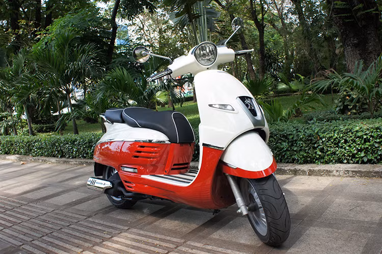 Ra mắt lần đầu vào triển lãm VMS 2016, Peugeot Django 125 là mẫu xe ga thành thị với phong cách thiết kế cổ điển. Nó thừa hưởng những tinh hoa từ S55 - biểu tượng của sự phóng khoáng và tính thanh lịch đậm chất Pháp và được xem là đối thủ trực tiếp của mẫu xe tay ga Vespa Primavera 125 của thương hiệu xe Ý, Piaggio tại thị trường Việt Nam.