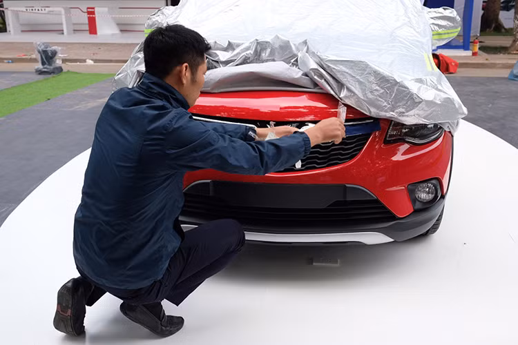 Thông số chi tiết của mẫu hatchback cỡ A mang tên VinFast Fadil chưa được công bố nhưng những hình ảnh đầu tiên về mẫu xe này đã lộ diện.