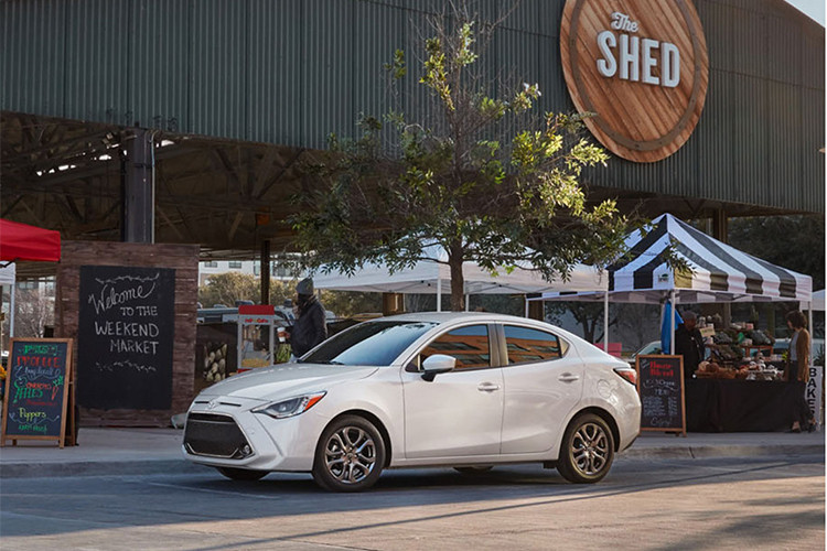 Trước khi được đổi tên thành Yaris iA, mẫu xe này có tên Scion iA. Tuy nhiên, Toyota đã khai tử thương hiệu Scion. Đây là chiếc xe mà Toyota hợp tác cùng thương hiệu Mazda, do vậy 2 chiếc xe Mazda2 và Toyota Yaris sedan giống nhau có lẽ là chuyện bình thường.