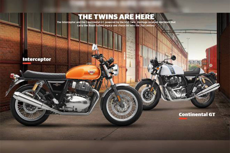 Vốn nổi tiếng nhờ phong cách hoài cổ retro cùng các mẫu xe phân khối hơi thấp như Bullet 500cc hoặc Classic 300cc, hãng xe máy Royal Enfield cuối cùng cũng nâng tầm cuộc chơi lên với sự ra mắt của 2 mẫu xe sử dụng động cơ xi-lanh đôi dung tích 650cc trong năm 2018 sau hơn nửa thế kỷ trung thành với động cơ 1 xi-lanh.