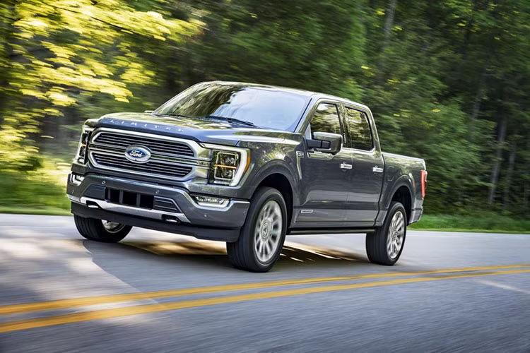 Ford F-150 là phiên bản được ưa chuộng hàng đầu với thiết kế đa dụng cùng những tiện nghi ngập tràn và khả năng vượt địa hình ấn tượng. Việc có thêm phiên bản chạy điện F-150 Lightning khiến mẫu bán tải này lại càng trở nên “hot” hơn bao giờ hết, đặc biệt là tại khu vực Châu Âu. Các phiên bản của Ford F-150 từng được nhập khẩu tư nhân về Việt Nam có giá bán từ 4 – 5 tỷ đồng. 