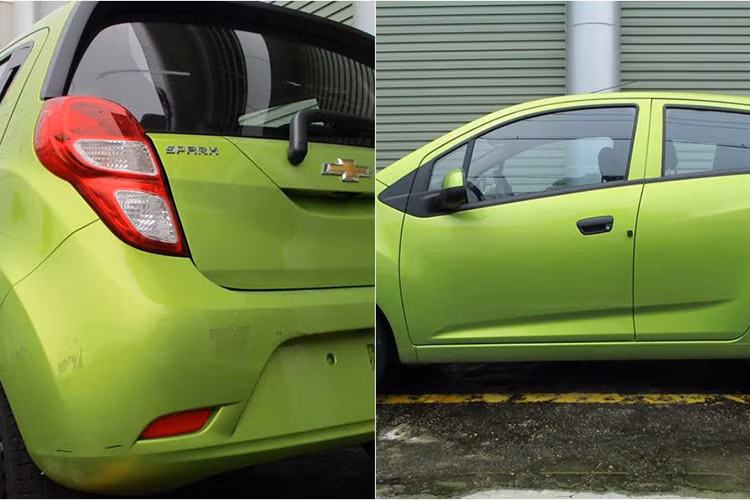 Mẫu xe Chevrolet Spark 2018 này sẽ được nâng cỡ lốp lên 165/65 nhưng đáng tiếc kích thước mâm vẫn 14 inch như cũ. Lốp xe lớn hơn sẽ giúp kiểu dáng của Spark trông đầy đặn và cân đối hơn. Là phiên bản nâng cấp nên kích thước của xe cũng sẽ không thay đổi so với trước.