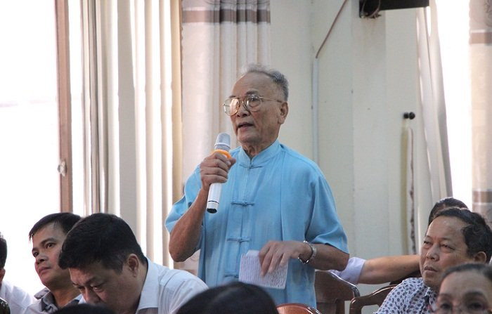 Cử tri Nguyễn Trí Tổng. Ảnh: Cao Thái