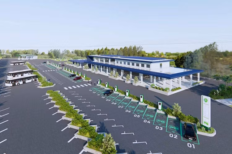 Cac tram dung nghi phai co tram sac cho oto dien tu thang 10/2024