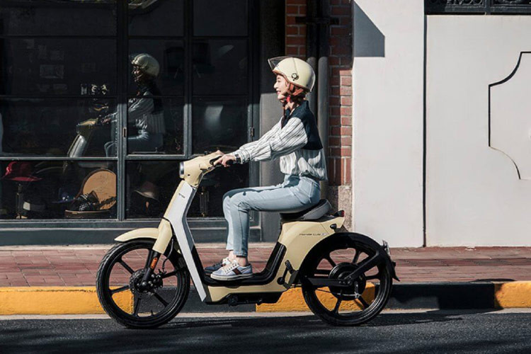 Pin của xe sẽ được đặt dưới bệ để chân và không có cốp để đồ, bù lại sẽ có một móc treo đồ phía trước. Ngoài ra, xe còn được trang bị cả bàn đạp để người điều khiển dùng khi hết pin giữa đường.