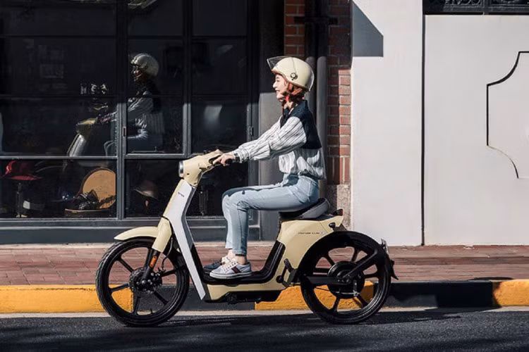 Pin của xe sẽ được đặt dưới bệ để chân và không có cốp để đồ, bù lại sẽ có một móc treo đồ phía trước. Ngoài ra, xe còn được trang bị cả bàn đạp để người điều khiển dùng khi hết pin giữa đường.