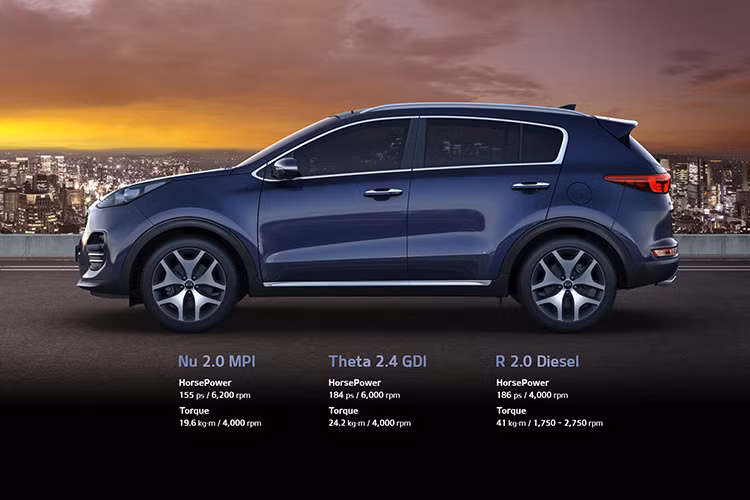 Kia Sportage GT CRDi 2017 sẽ được phân phối với 5 màu sắc bao gồm đen Cherry Black, xanh Mercury Blue, đỏ Fiery Red, trắng Snow White Pearl và bạc Mineral Silver. Giá bán của Kia Sportage GT CRDi 2017 tại thị trường Malaysia được công bố ở mức 159.888 RM t(ương đương 833 triệu đồng).