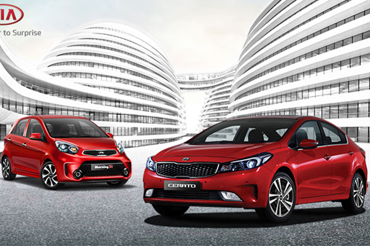 Đứng ở vị trí thứ 9 và 10 chính là hai đại diện "nhà" Kia bao gồm; Morning và Cerato với doanh số lần lượt là 559 và 536 xe. Mặc dù tăng 1 bậc so với tháng trước nhưng Morning bị giảm nhẹ (7,3%) so với cùng kỳ năm ngoái. Trong khi đó, Cerato vừa bị tụt 3 hạng vừa giảm 3,6% so với cùng kỳ năm ngoái.