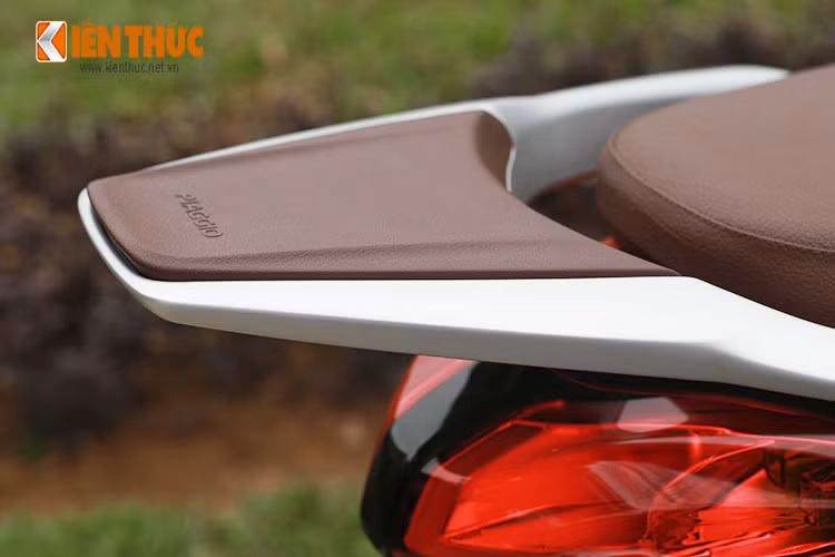 Tay xach sau của xe được thiết kế dạng kim loại dài và lớn, đi kèm với nó là một miếng đệm da được ốp phía trên khá sang trọng và sành điệu.